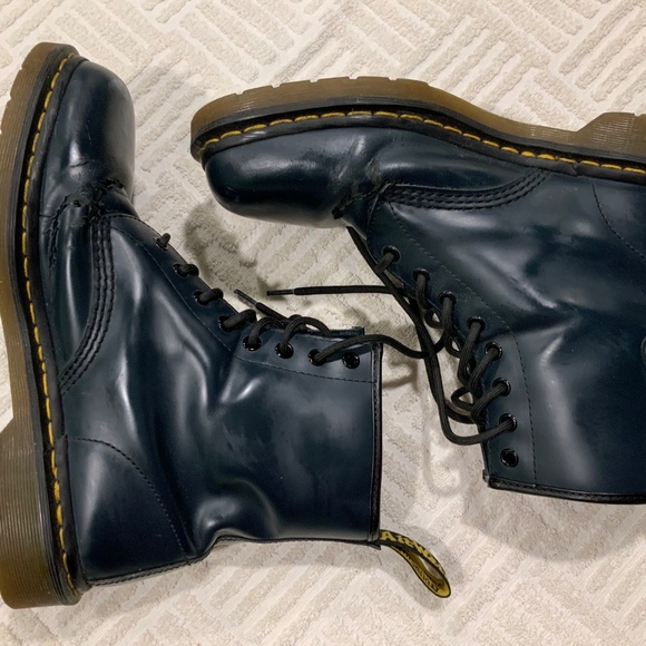 Dr. “Doc” Martens Smooth Leather Lace Up Boots - Picture 4 of 10